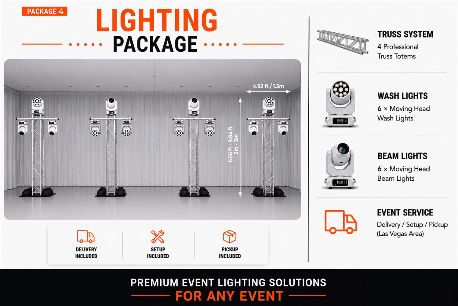 Package 4 lighting rig